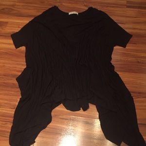 Black flowy tunic